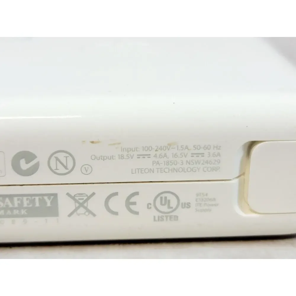 Apple Authentic 85 W MagSafe 1 Power Adapter Charger A1343 MACBOOK L connector